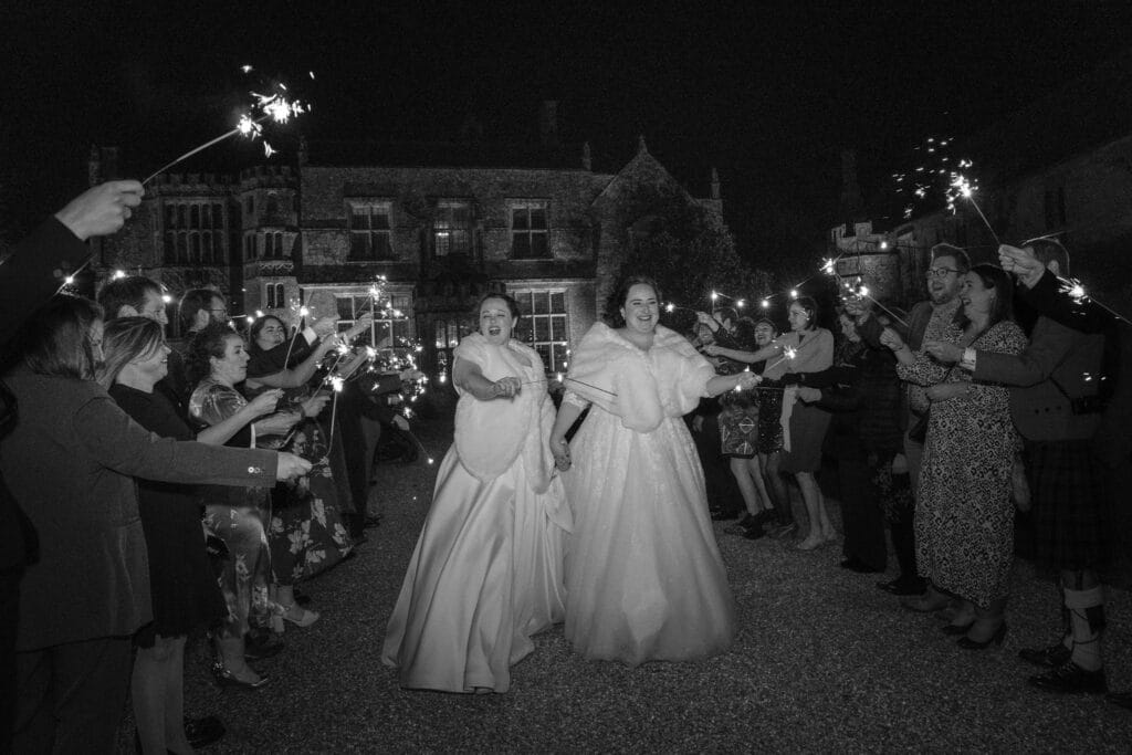 Winter wedding portrait, South West